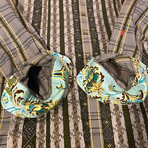 Robert Graham button down long sleeve shirt Mens size XL Knowledge Wisdom Faith - Picture 12 of 12